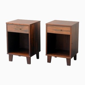Rosewood Bedside Tables, 1960, Set of 2