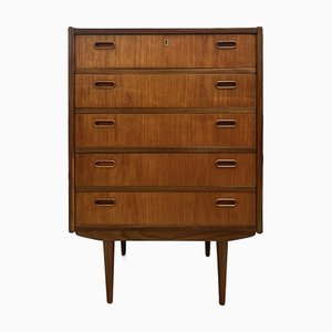 Comò Higboy in teak di Arne Wahl Iversen, Danimarca, anni '60