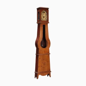 Orologio a pendolo in pino e noce