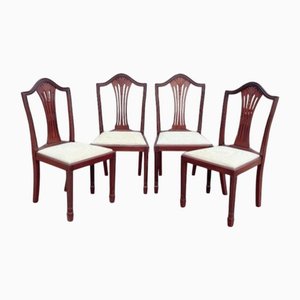 Hepplewhite Revival Dining Chairs, Set of 4