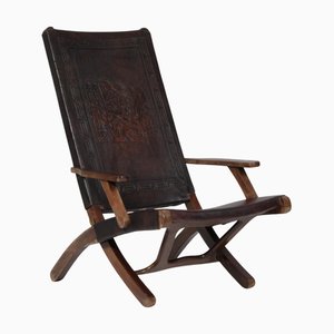 Ecuadorian Lounge Chair attributed to Angel Pazmino, 1970s