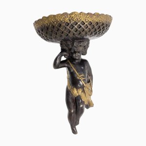 Jean-Baptiste Carpeaux Bronze Tenant un Grand Vase, 1850