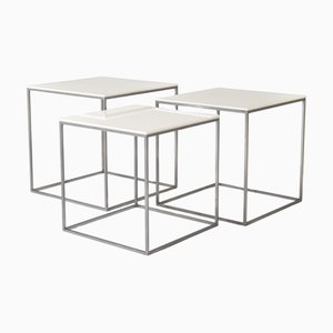 PK71 Nesting Tables by Poul Kjærholm for E. Kold Christensen, 1950s, Set of 3