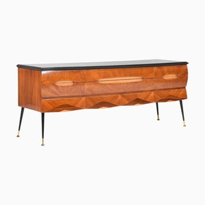 Italian Sideboard in Walnut by Vittorio Dassi, 1950s