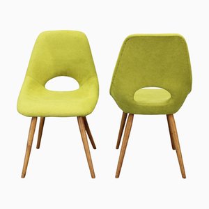 Fiberglass Shell Lounge Side Chairs by Miroslav Navratil, Czechoslovakia, 1960s, Set of 2