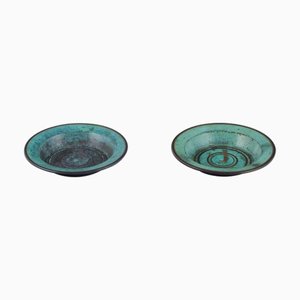 Zwei Art Deco Ikora Schalen von WMF, Deutschland, 1940er, 2er Set