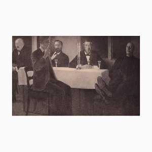 D'après Vilhelm Hammershøi, Cinq Portraits, Impression sur Papier