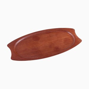 Large Mid-20th Century Danish Tray in Precious Wood from Silva