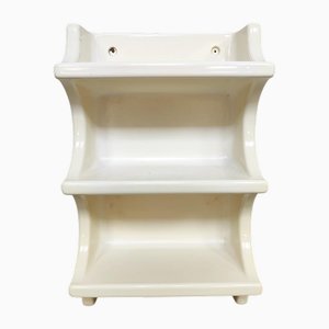 Estantes de pared vintage de plástico termoformado, años 70