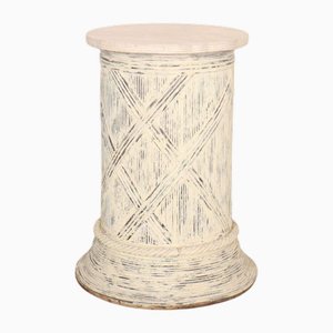 English Cylindrical Sculpture Stand