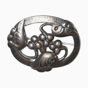 Sterling Silber Brosche von Georg Jensen