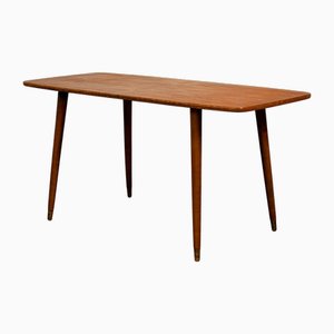 Schwedischer Couchtisch aus Teak & Buche, 1950er