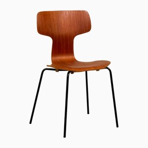Single Dining Chair in Teak by Fritz Hansen, 1950s