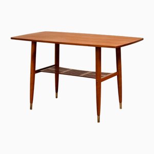 Coffee Table in Teak and Beech, 1950s