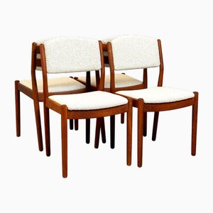 Vintage Dining Chairs in Oak by FDB Møbler, 1950s, Set of 4