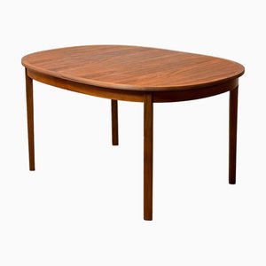 Oval Dining Table in Walnut, 1950