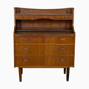 Vintage Danish Teak Secretary Desk