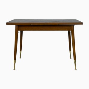 Ausziehbarer Mid-Century Küchentisch aus Holz