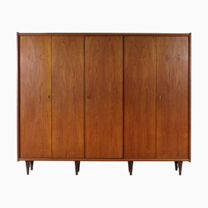 Mid-Century Modern Scandinavian Wardrobe in Teak, 1960s