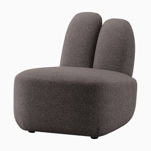 Bunny the Lounge Chair Dunkelgrauer Stoff von Emko