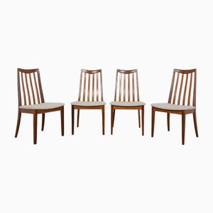 Mid-Century Esszimmerstühle aus Teak von Leslie Dandy für G-Plan, United Knigdom, 1960er, 4er Set