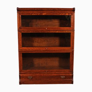 Bücherregal aus Eiche von Globe Wernicke
