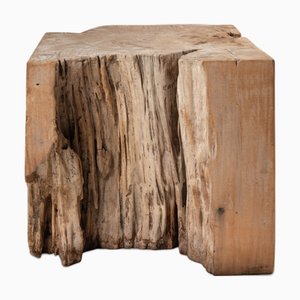 Blondes Vintage Teak Gestell, 1980er