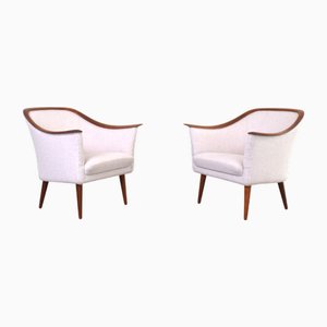 Norwegische Mid-Century Teak Stühle von Fredrik A. Kayser für Vatne Lenestolfabrikk, 1960er, 2er Set