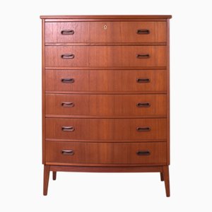 Mid-Century Modern Danish Teak Chest of Drawers, 1960s