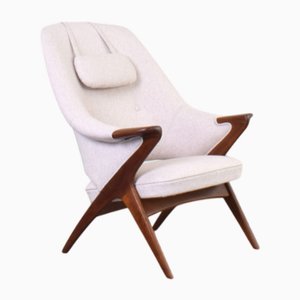 Mid-Century Teak Bravo Lounge Chair by Sigurd Resell for Rastad & Relling, 1957