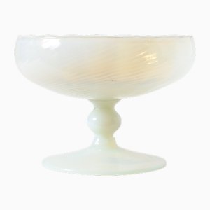Italienische Vintage Schale aus Opalglas, 1960er