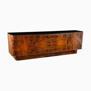 Vintage Art Deco Walnut Sideboard, 1930s