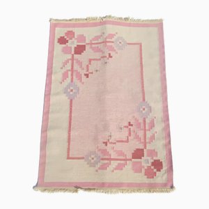 Tapis Killim Vintage en Laine, Suède, 1960s