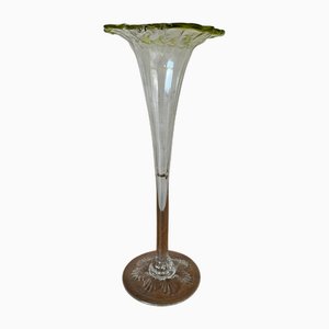 Vase en Verre Clair, 1890s