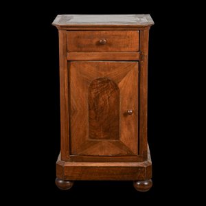 Bedside Table in Wood and Veneer