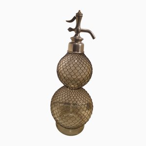 Large Antique French Selzer Bottle, 19th Century