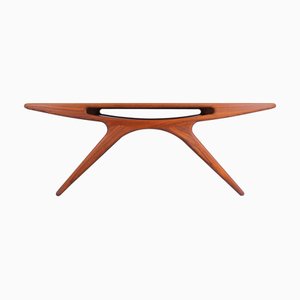 Tavolino da caffè Smile in teak di Johannes Andersen per CFC Silkeborg, anni '50