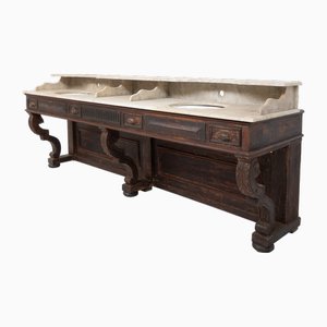 Antiker Friseurschrank, 1900er