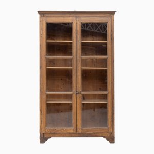 Wooden 2-Door Display Case, Early 20th Century