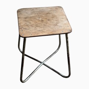 Polnischer Industrieller Vintage Hocker