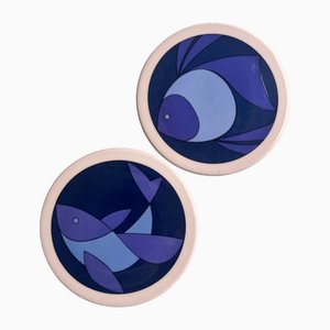 Collector's Wall Plates by Ib Antoni for Bing and Grondahl, Set of 2