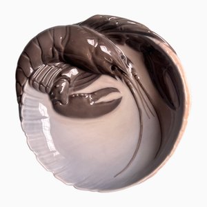 Schale Hummer Typ 3996 ∅ 19 cm von Erik Nielsen für Royal Copenhagen