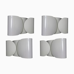 Foglio Wall Lights by Tobia Scarpa for Flos, 1966, Set of 4