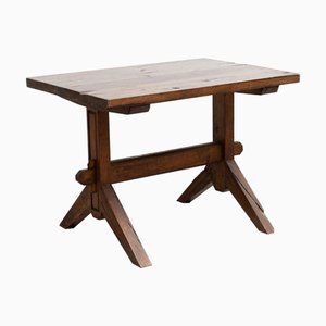 Vintage Rustic French Side Table in Wood, 1930s