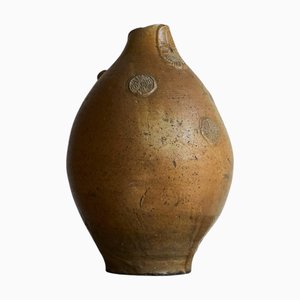 Brocca Bartmann o Bellarmino in gres salato, XVII secolo