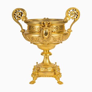 Antike Tafelaufsatzschale aus Vergoldeter Bronze, 1800er