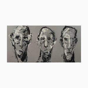 Nino Tolomashvili, 75, 2025, Acryl auf Papier