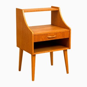 Side Table in Oak, Sweden, 1950s-1960s