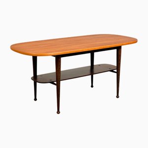Couchtisch aus Teak & Eiche, Dänemark, 1950er-1960er
