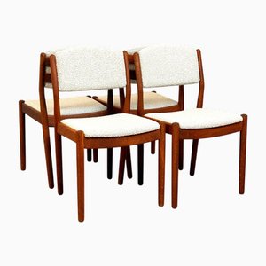 Dining Chairs in Oak from FDB Møbler, Denmark, 1950s-1960s, Set of 4